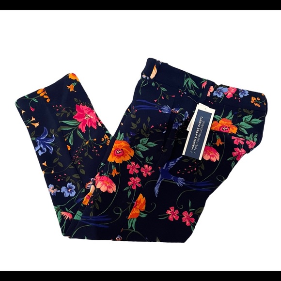 Floral Harper Mid-Rise  Pants - Picture 2 of 4